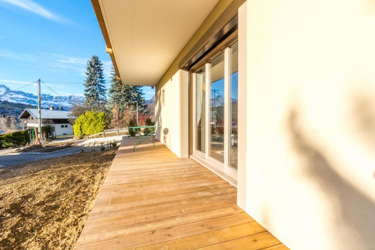 圣热尔韦莱班2 Pieces Vue Domaine Skiable Proche Arret Navette - Chalet Perrette公寓 外观 照片